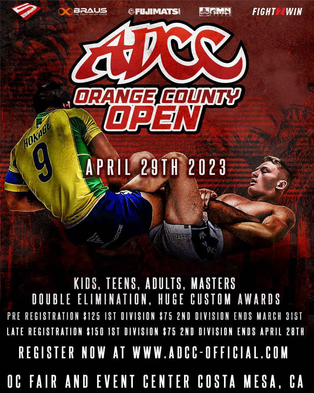 ADCC Orange County open poster
