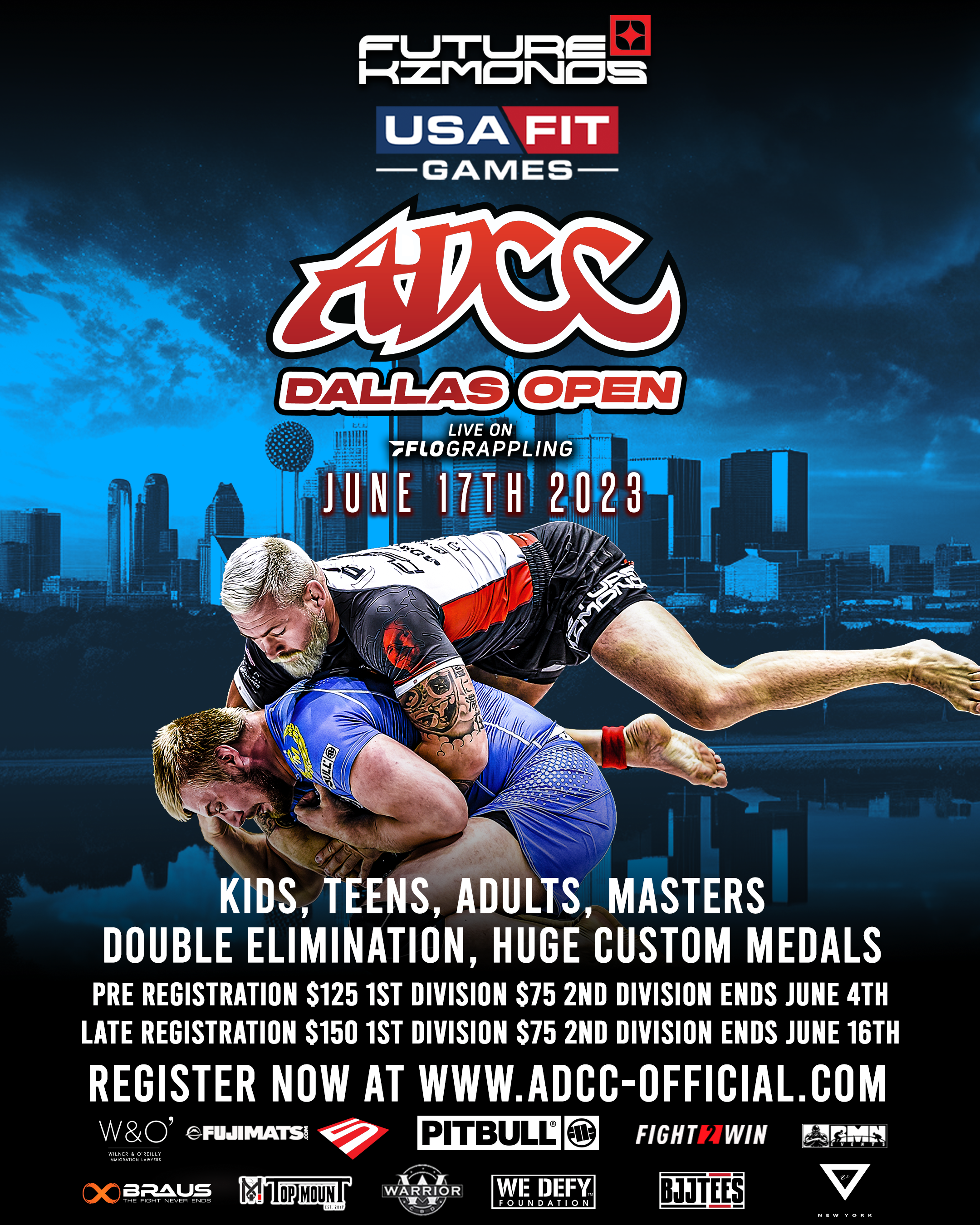 ADCC Dallas Open poster