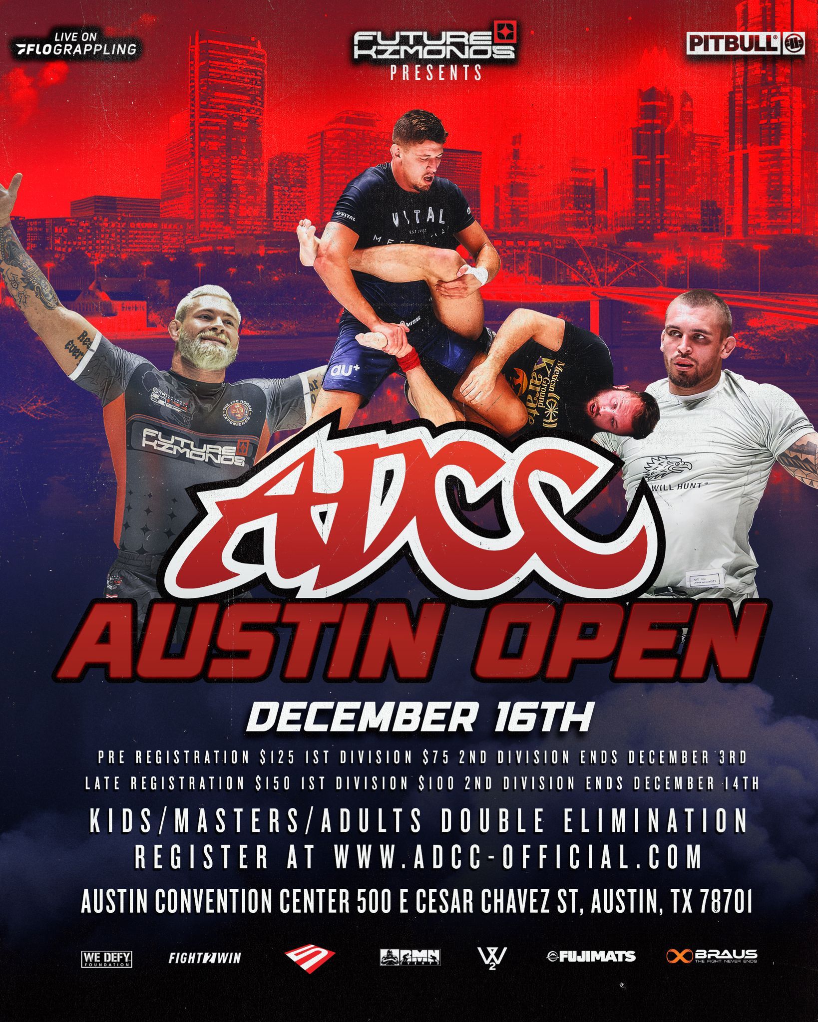 ADCC Austin Open poster