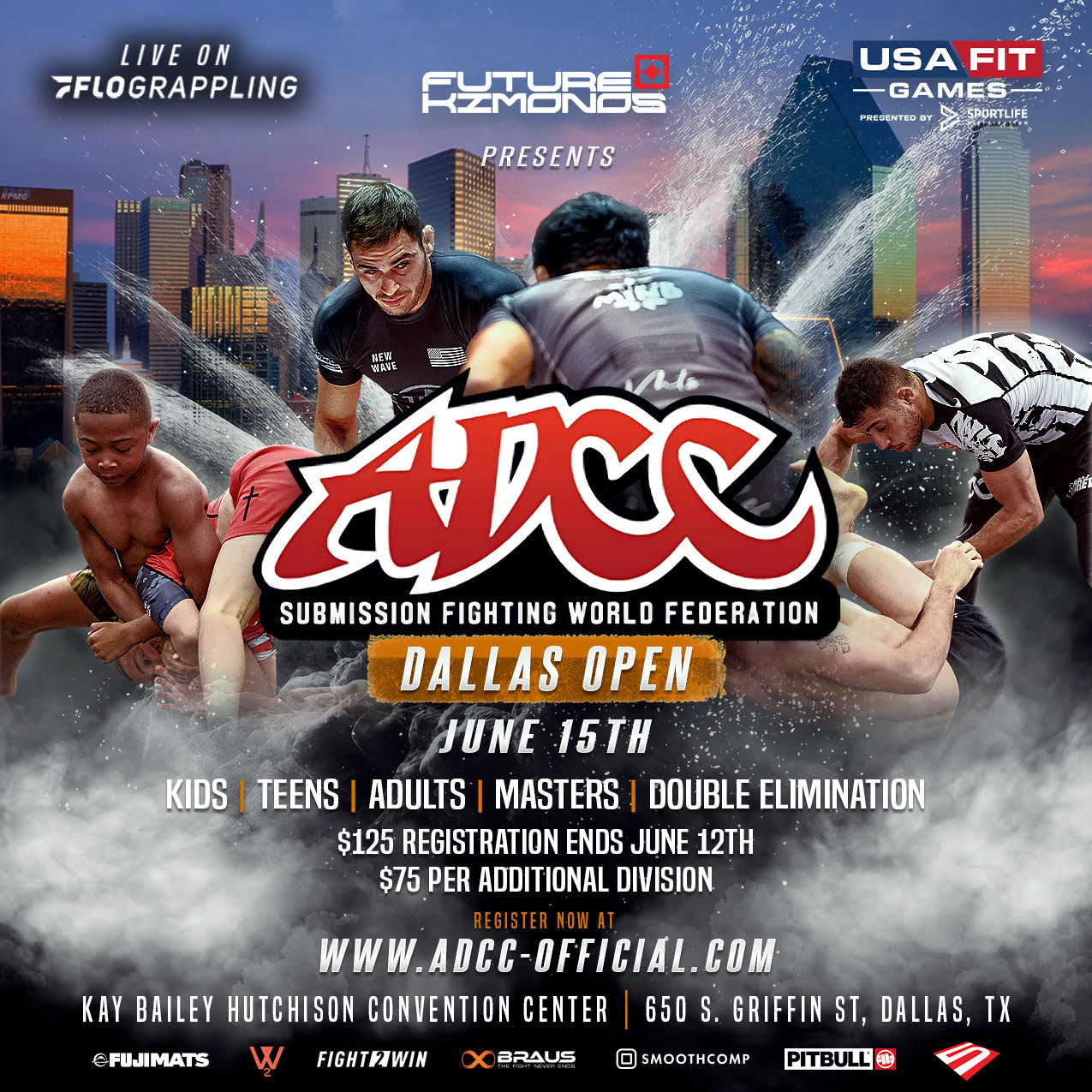 ADCC Dallas Open poster